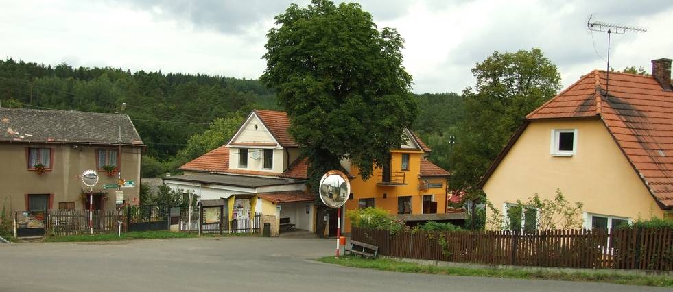 Nový Jáchymov - náves